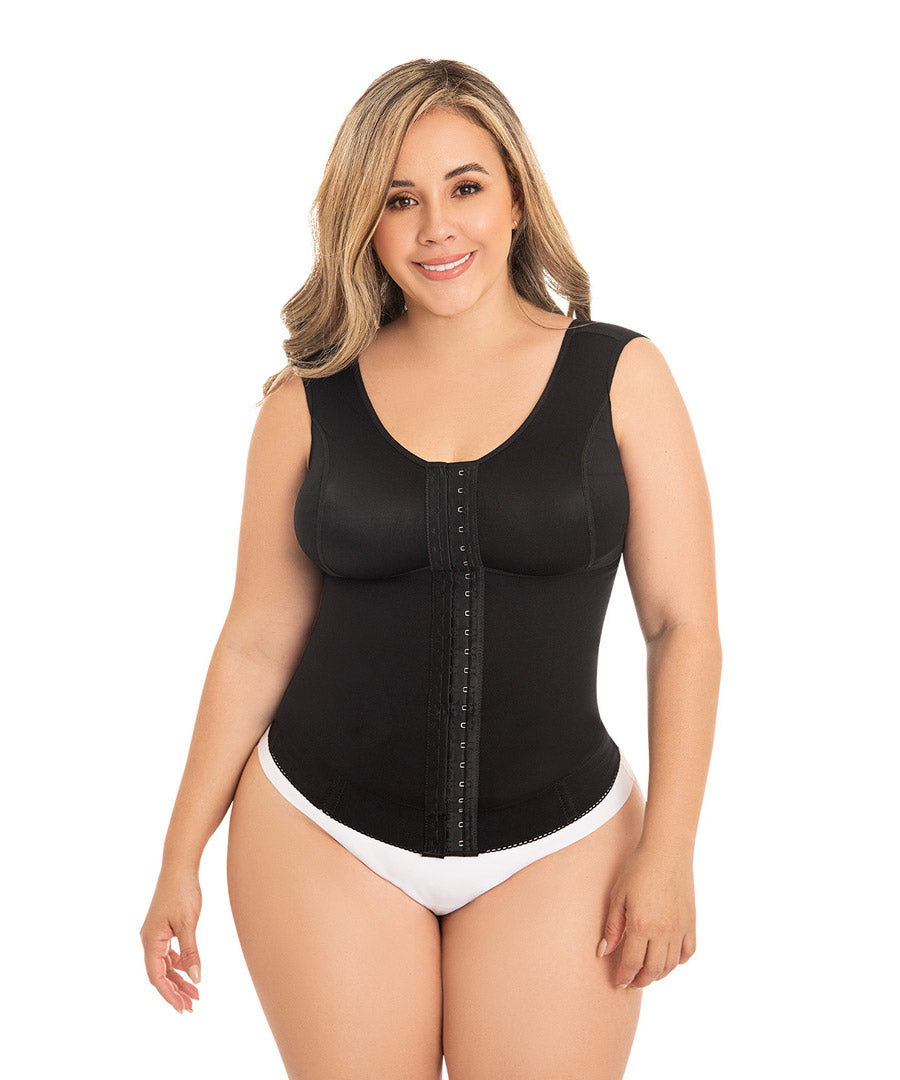 Blusa brasier control de abdomen BL0820 de Fajas M&D