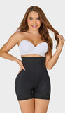 Short extra corto, talle extra alto, con refuerzo abdominal SXA0216 de Fajas M&D®