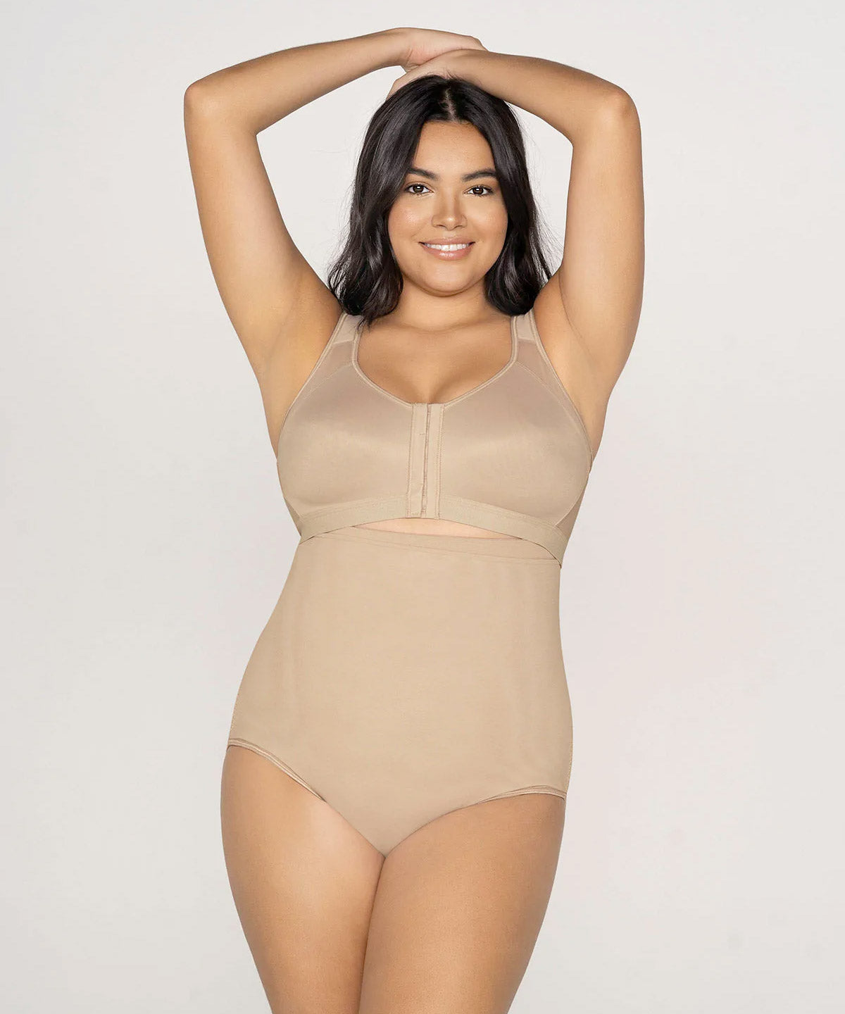 Panty faja postparto y postquirúrgico con laterales en velcro de Leonisa®