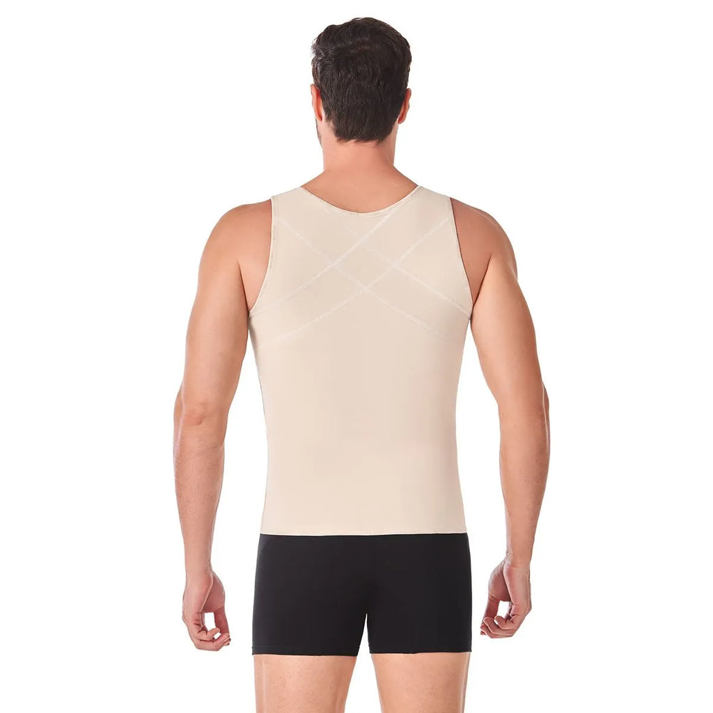 Faja masculina tipo chaleco con control abdomen y soporte lumbar – Ann Chery 2034