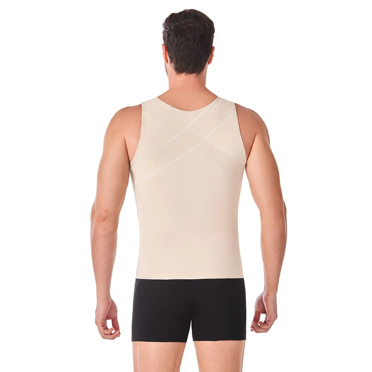 Faja masculina tipo chaleco con control abdomen y soporte lumbar – Ann Chery 2034