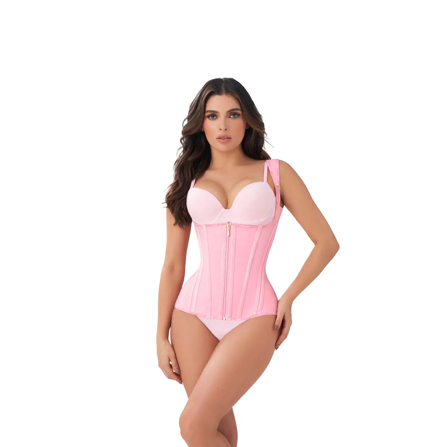 Cinturilla tipo chaleco con 3 broches y control de cintura – Ann Chery 5281