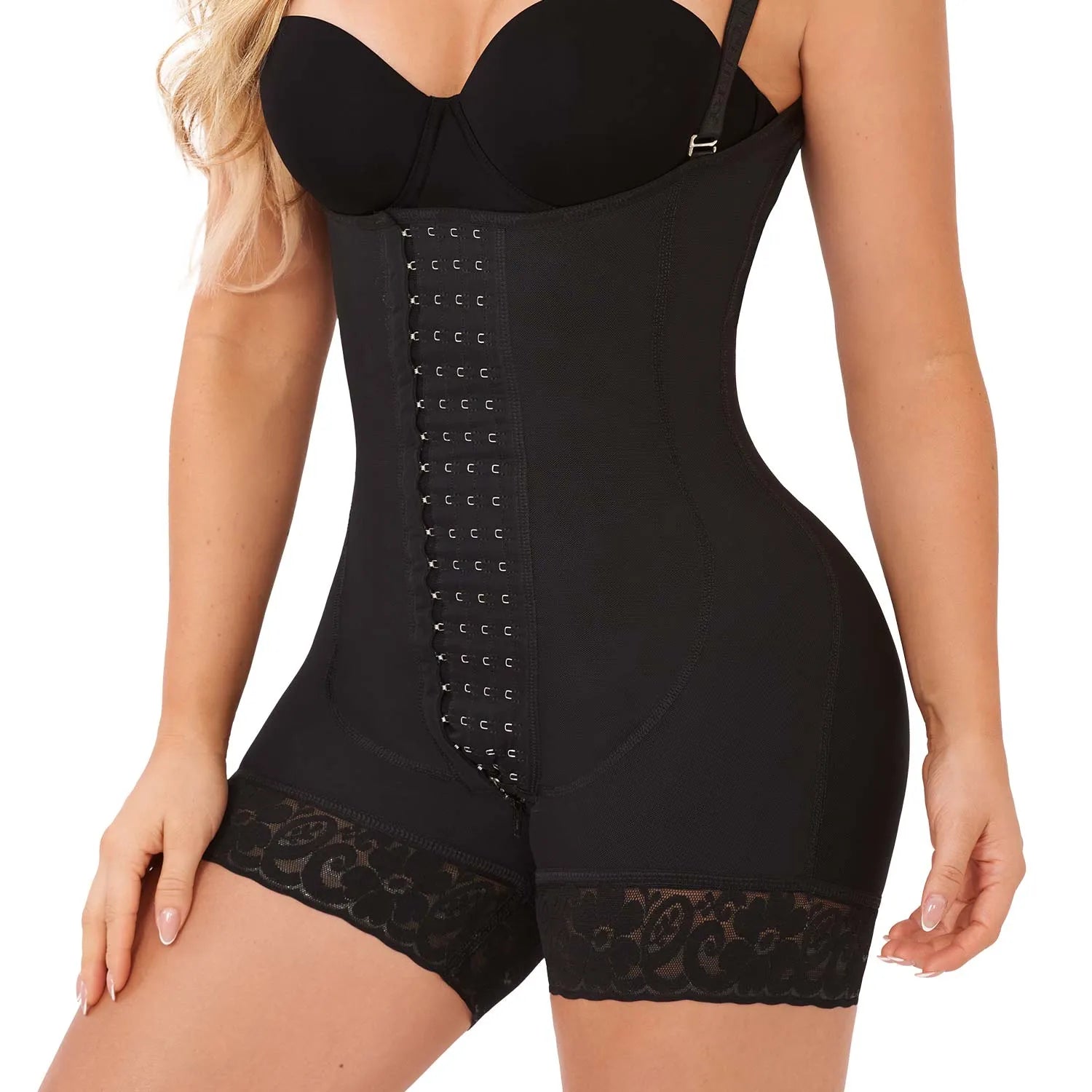 Faja colombiana tipo body con control abdomen y moldeado completo – Ann Chery 8166