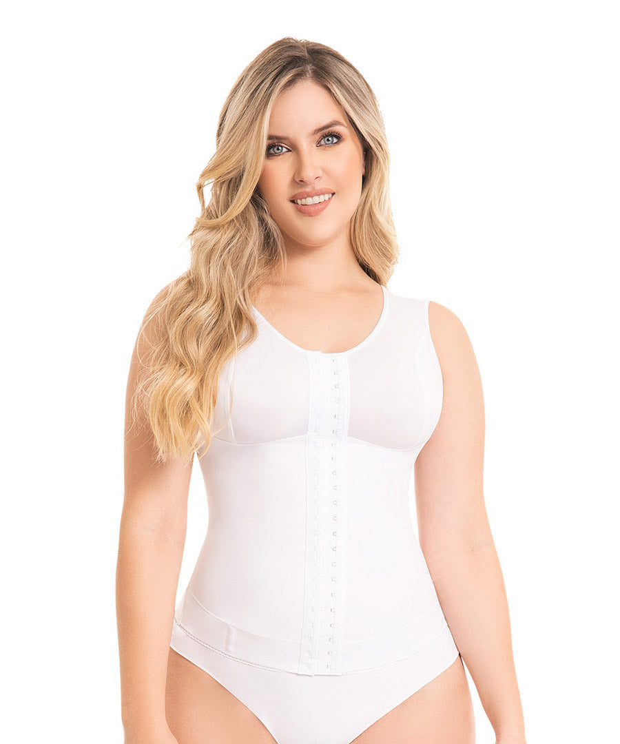 Blusa brasier control de abdomen BL0820 de Fajas M&D® –