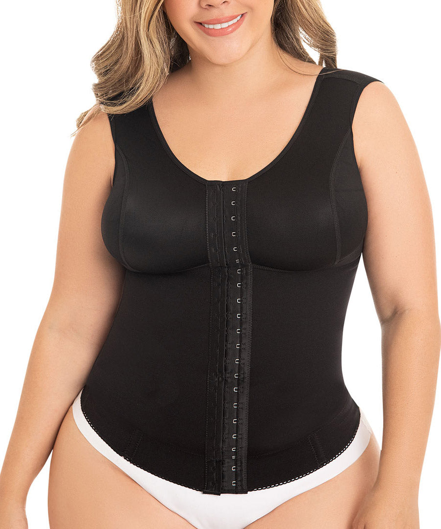 Blusa brasier control de abdomen BL0820 de Fajas M&D® –