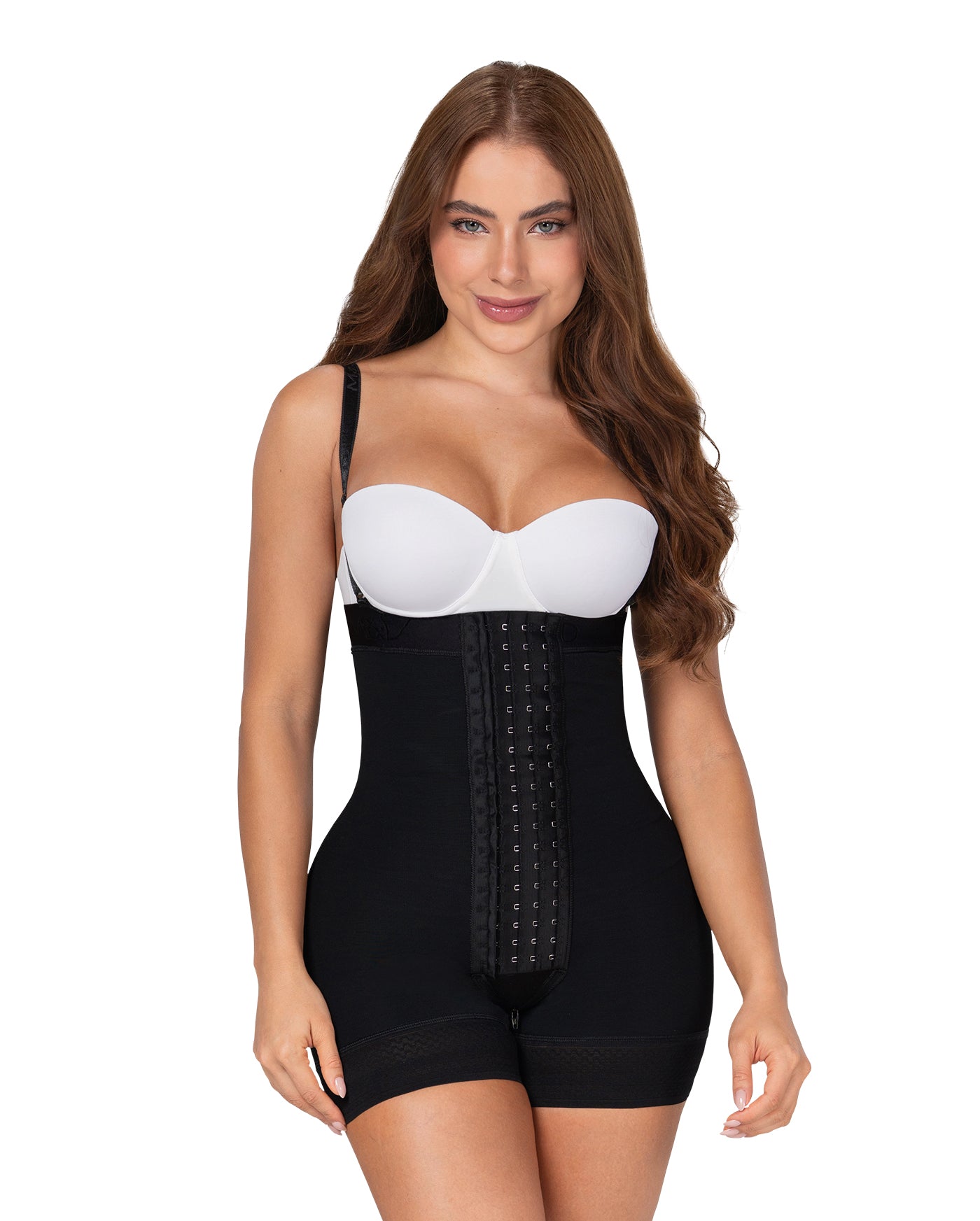 Faja corta strapless realce invisible Fajas MyD F-30466