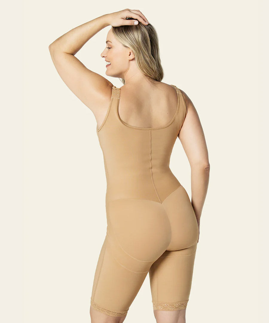 Body de control fuerte en abdomen y muslos con efecto levanta glúteos de Leonisa® 018687