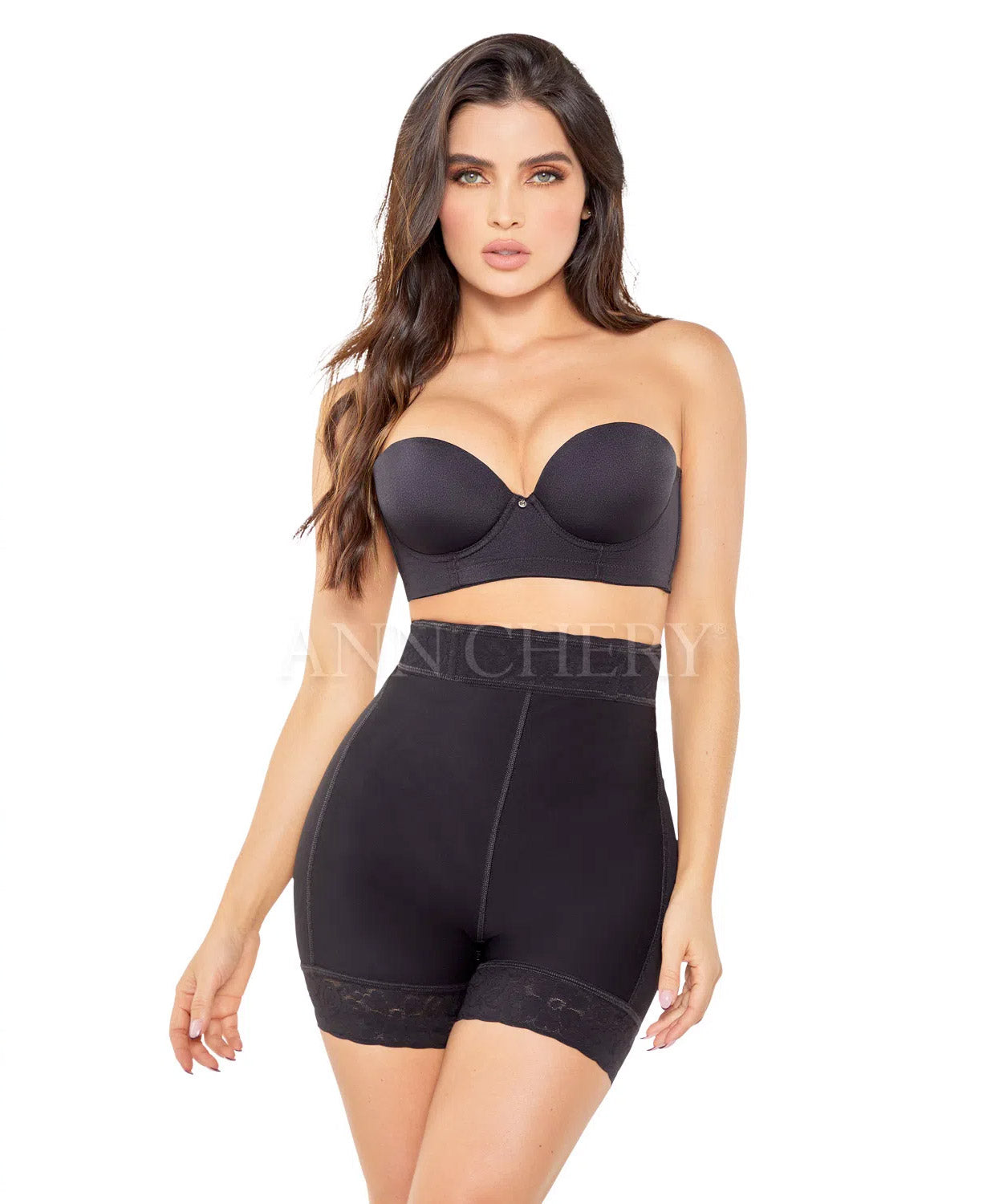 Short Alto 5156C con cierre perineal de Ann Chery®