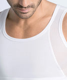 Camiseta sin mangas de control fuerte uso diario en algodón elástico de Leonisa® 035022