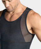 Camiseta sin mangas de control fuerte uso diario en algodón elástico de Leonisa® 035022